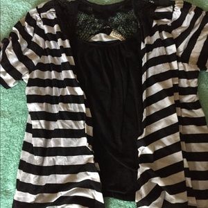 Cato Brand twofer with crocheted cut out